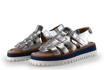 Maruti Sandalen in maat 38 Zilver, Overige kleuren, Verzenden, Sandalen of Muiltjes, Zo goed als nieuw