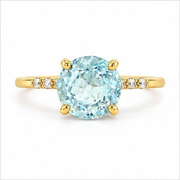 Zonder minimumprijs - Ring - 14 karaat Geel goud, 1,85 gram, Nieuw