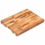 vidaXL Hakblok 40x30x4 cm massief acaciahout, Huis en Inrichting, Verzenden, Nieuw