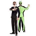 Double fun! Men in Black kostuum, Verzenden, Nieuw, Feestartikel