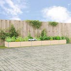 vidaXL Plantenbak Ivoor 580 x 100 x 45 cm Gegalvaniseerd, Tuin en Terras, 100 cm of meer, Verzenden, Nieuw, Metaal