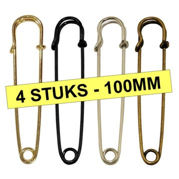 Fako Bijoux - Sierspeld / Sjaalspeld - Classic - 100mm - Set, Verzenden, Nieuw