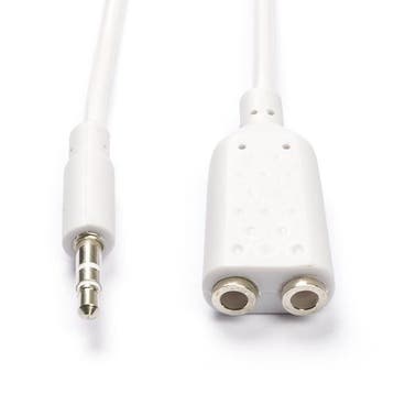 3.5 mm jack splitterkabel | V  M | Nedis | 0.2 meter, Audio, Tv en Foto, Audiokabels en Televisiekabels, Verzenden, Nieuw