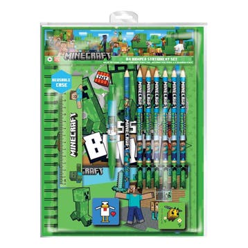 Minecraft Schrijfset (12 delig), Ophalen of Verzenden, Nieuw