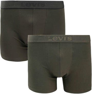 Levis Brief Boxershorts 2-Pack Groen maat M Heren, Kleding | Heren, Ondergoed, Verzenden, Levi's, Boxer