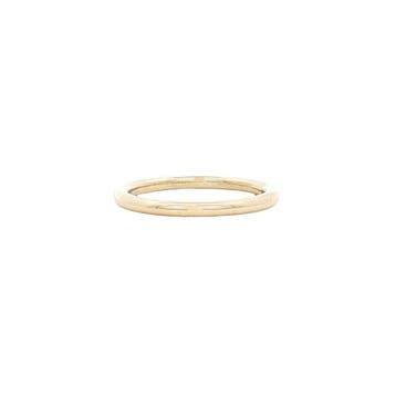 Gouden gladde ring 14 karaat, Verzenden, Zo goed als nieuw, Goud
