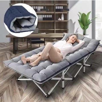 Opvouwbaar campingbed voor volwassenen heavy duty 200 kg, Verzenden, Nieuw