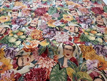 Iconische Tuin tussen Kunst en Natuur - Meubelstof - 3 m -