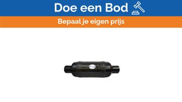 Bieden: Centek marine 3.5 inch black GRP exhaust muffler -, Ophalen of Verzenden, Nieuw, Motor en Techniek, Zeilboot of Motorboot