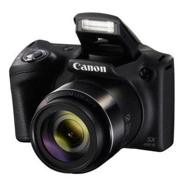 Canon PowerShot SX432 IS Digitale Bridge Camera - Zwart (In, Verzenden, Zo goed als nieuw