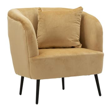 FAUTEUIL BROWY MET KUSSENS CM 73X66X78, Huis en Inrichting, Fauteuils, Ophalen of Verzenden, Nieuw