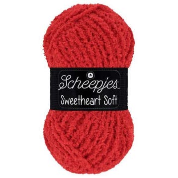 Scheepjes Sweetheart Soft 100g - 011 Rood, Verzenden, Nieuw