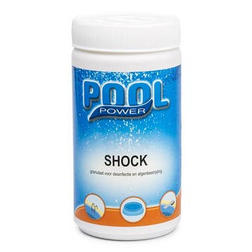 Pool Power Pool power shock 55 g 1 kg, pot, Verzenden, Nieuw