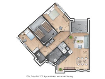 Te huur: Appartement Somahof in Ede, Gelderland, Ede, Appartement
