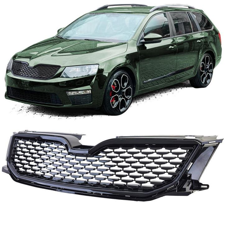 Glans Zwarte Sport Gril Skoda Octavia 5E 2012-2017 PA182, Auto-onderdelen, Carrosserie en Plaatwerk, Nieuw, Herkomst onderdeel bekend