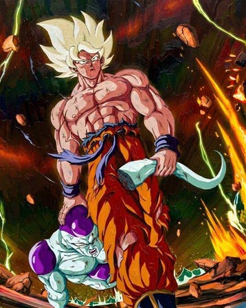 AT9 - Goku vs Freezer: Il Trionfo del Guerriero - Canvas, Nieuw