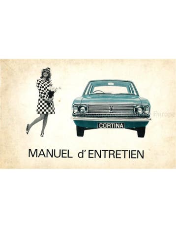 1966 FORD CORTINA INSTRUCTIEBOEKJE FRANS