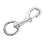 Musketonhaak - 43mm - Draaibaar - Zilver, Ophalen of Verzenden, Nieuw