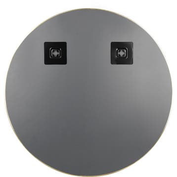 Spiegel - Livion Mali - Ø50cm - Wandspiegel in Frame - Goud, Huis en Inrichting, Woonaccessoires | Spiegels, Ophalen of Verzenden