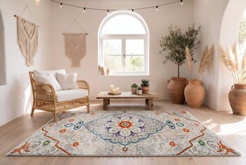 Licht Vintage - Vloerkleed - 245 cm - 140 cm - met, Nieuw