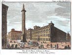 Italië - Lazio, Rome; J. Lalande - Vue de la Place Colonne a, Nieuw