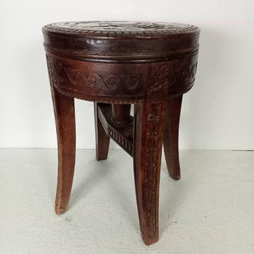 Kruk - Omhoog draaibare zitting - IJzer, Messing - Pianokruk