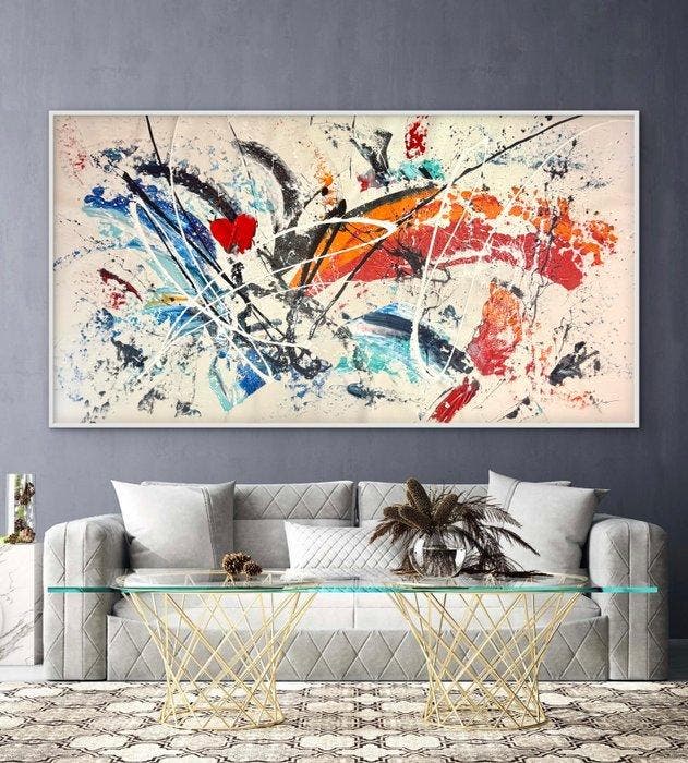 Michele Socionovo - XXL. Amore come due anime che si, Antiek en Kunst, Kunst | Schilderijen | Modern