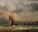 Dion Pears (1929-1985) - Sailing Boats off the Harbour