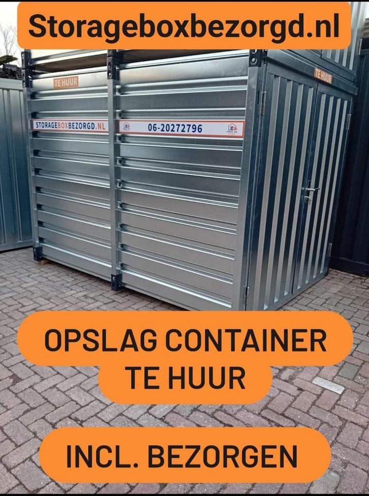 Opslagcontainer huren Rotterdam aan huis, Diensten en Vakmensen, Verhuizers en Opslag, Opslag