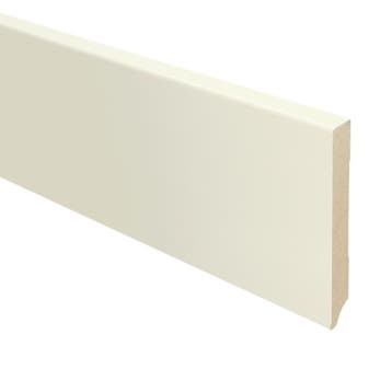 Sfeerplinten MDF Moderne plint 120x15 voorgelakt katoen, Overige materialen, Verzenden, 50 tot 150 cm, Overige typen