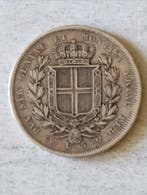 Italië, Savoye Carlo Alberto. 5 Lire 1831 Genova - variante