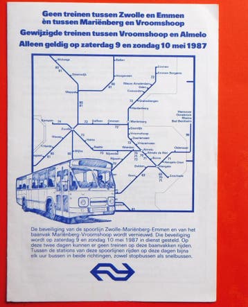 OV Verzamelobjecten NS - Pink Floyd - Veolia - BUB - MBS, Ophalen of Verzenden, Gebruikt, Trein, Overige typen