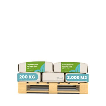 Koemestkorrels 3in1  (10x = 200 kg - voor 2000 m2), Verzenden, Mest