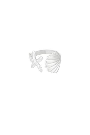 Goudlief Ring sea shell vibes (Statement ringen, Ringen), Overige materialen, Verzenden, Nieuw, Dame