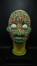 Prachtige koninklijke kop parelmoerig. - Bamileke - Kameroen