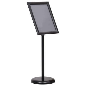 vidaXL Posterstandaard A3 aluminiumlegering zwart, Verzenden, Nieuw