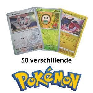 50 verschillende Reverse Holo Pokémon kaarten, Ophalen of Verzenden, Nieuw