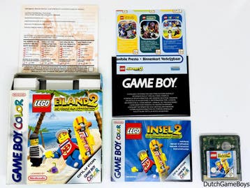 Gameboy Color - Lego Eiland 2 - De Wraak Van Dondersteen + R, Spelcomputers en Games, Verzenden, Gebruikt