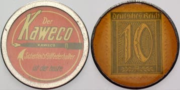 10 Pfennig ohne Jahr Wiesloch Der Kaweco Sicherheitsfuell..., Verzenden