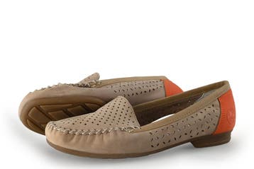 Rieker Ballerinas in maat 39 Beige, Verzenden, Beige, Ballerina's, Gedragen