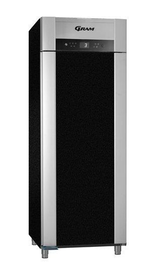 Rvs dieptekoeling enkeldeurs zwart | 2/1 GN | 614 liter, Verzenden, Nieuw in verpakking