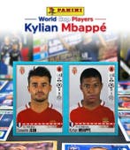 Panini - Kylian Mbappé Rookie #504-505 Foot 2016-17 + 29, Nieuw