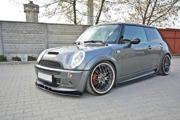 Voorspoiler Mini Cooper R53 Maxton Design glans zwart, Ophalen of Verzenden, Nieuw