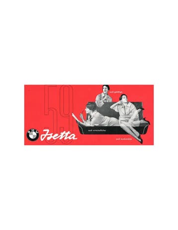 1959 BMW ISETTA BROCHURE DUITS, Boeken, Nieuw, BMW, Author