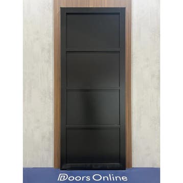 Weekamp binnendeur WK6307-XL-C3 93x231,5 (Zwart, Paneeldeur), 80 tot 100 cm, 215 cm of meer, Binnendeur, Nieuw