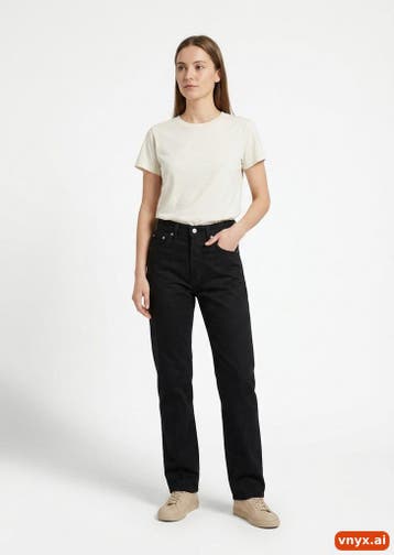 Levis Jeans Dames maat W25 Zwart Vintage, Kleding | Dames, Ophalen of Verzenden, Nieuw