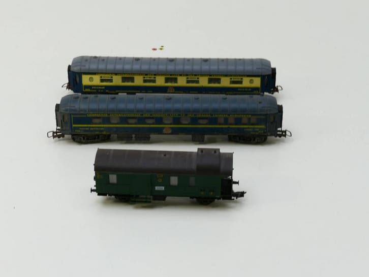 Schaal H0 Set Jouef 8610 - Jouef 860 - Fleischmann 5005 #..., Hobby en Vrije tijd, Modeltreinen | H0, Overige typen, Gebruikt