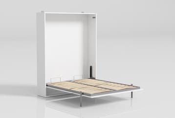 Compaqt Deluxe Opklapbed (25 mm MDF), premium kwaliteit, Overige materialen, Verstelbaar, Wit, 200 cm