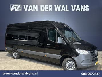 Mercedes-Benz Sprinter | 317 CDI 170pk L3H2 Euro6 Airco |, Gebruikt, Euro 6, Zwart, Mercedes-Benz
