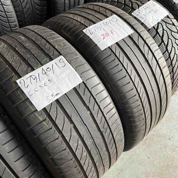 2 x Continental SportContact 5 275-40-19 Zomerbanden 5,5mm, 19 inch, Gebruikt, 275 mm, Ophalen of Verzenden